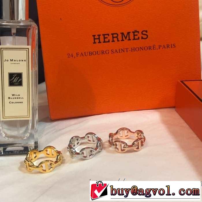 リング/指輪 大人のカジュアルスタイル エルメス 2019春夏は人気定番HERMES 今季のトレンド人気新作 3色可選