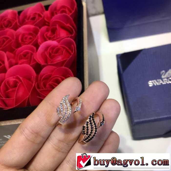スワロフスキー SWAROVSKI 指輪 4色可選 2019春夏も引き続きトレンド 春夏のトレンドアイテム