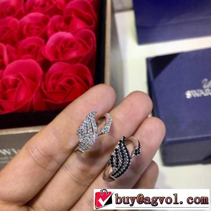 スワロフスキー SWAROVSKI 指輪 4色可選 2019春夏も引き続きトレンド 春夏のトレンドアイテム