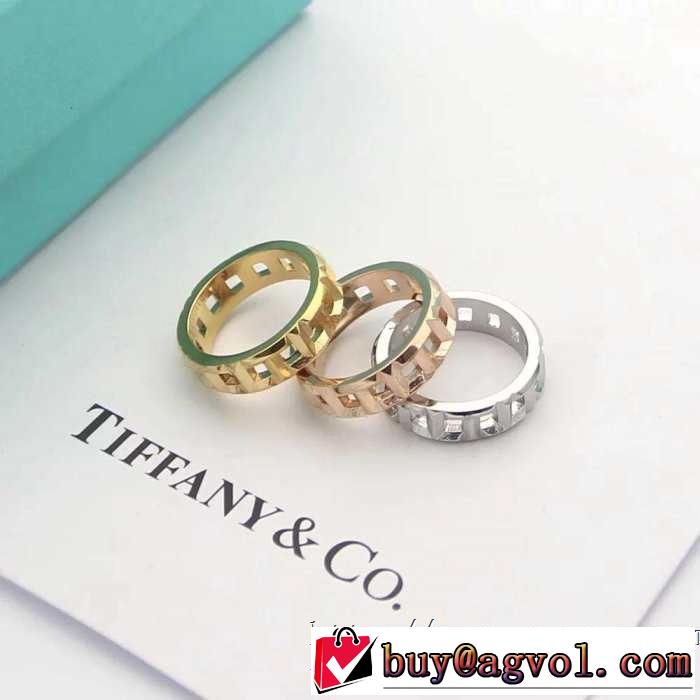 3色可選 クールな印象を引き立て リング/指輪 2019年の夏のマスト ティファニー Tiffany&Co ぐっと鮮度がアップ