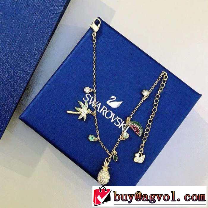ブレスレット 2019年最新ファッション 春夏シンプルファッションでOK！ スワロフスキー SWAROVSKI
