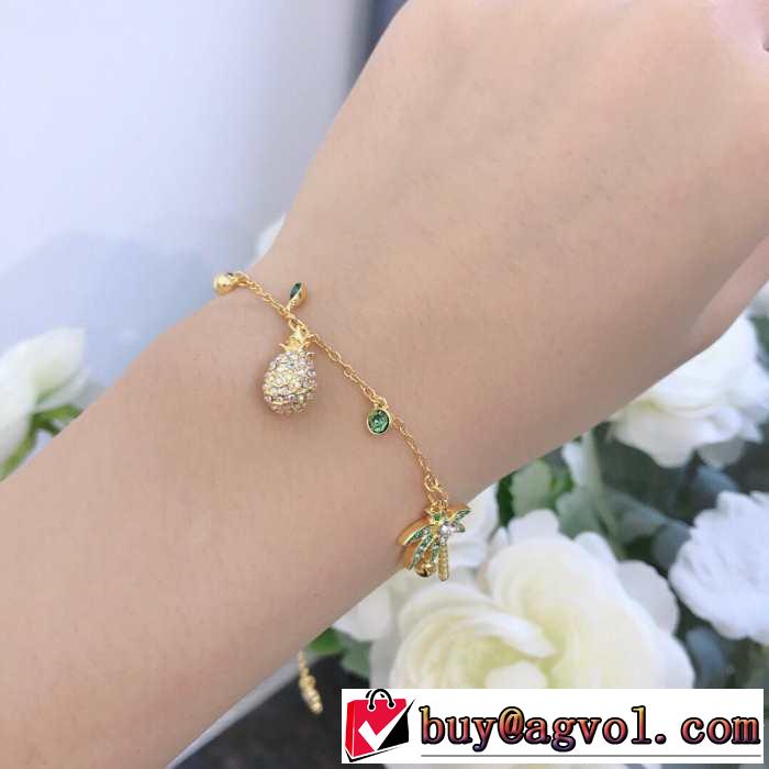 ブレスレット 2019年最新ファッション 春夏シンプルファッションでOK！ スワロフスキー SWAROVSKI