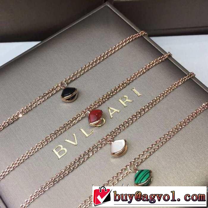 2019夏色っぽさ ブルガリ BVLGARI おしゃれデザインも大人気 ブレスレット 4色可選 夏の王道　適度な上品さ