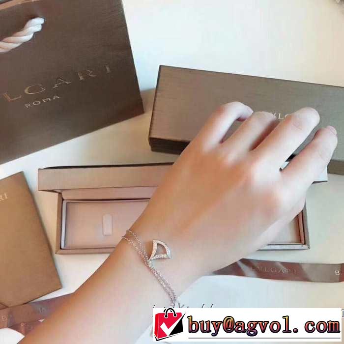 ブルガリ BVLGARI おしゃれ上級者に挑戦 2019春夏人気トレンドアイテム  ブレスレット 2色可選