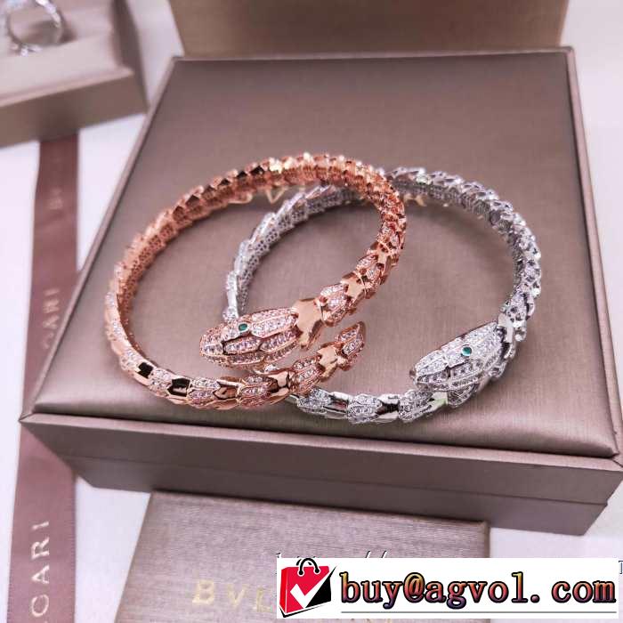 ブレスレット 2色可選 スタイルUPして着こなす ブルガリ BVLGARI 2019年春夏のトレンドアイテム