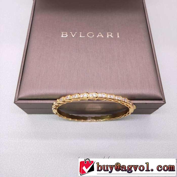 ぜひ今年のトレンドをチェック ブルガリちょっと大人の印象  BVLGARI 2019年春夏流行ファッションブレスレット 3色可選