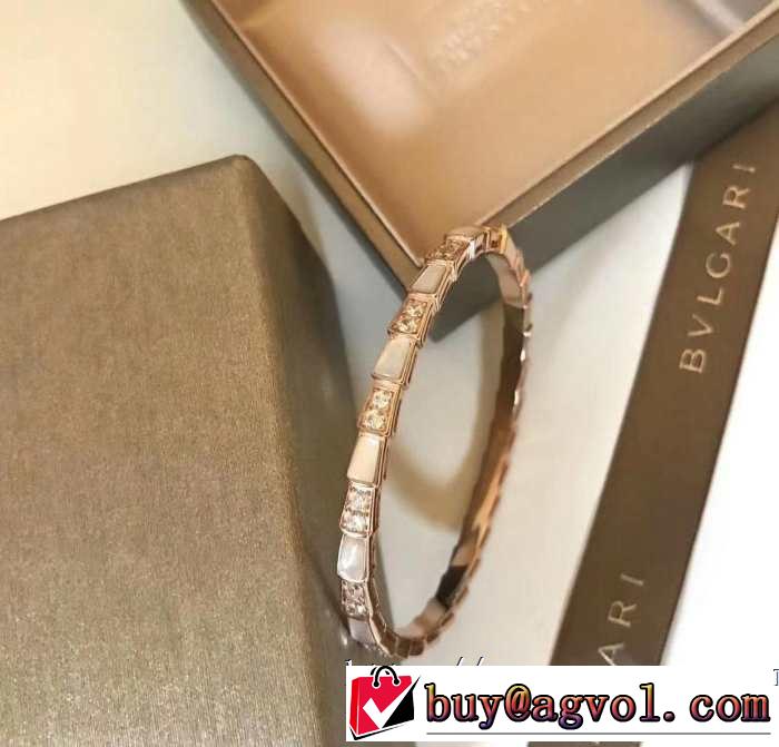 2019夏ファション新品  ブレスレット 大人っぽく見せ新作 ブルガリ BVLGARI 春夏のトレンドアイテム
