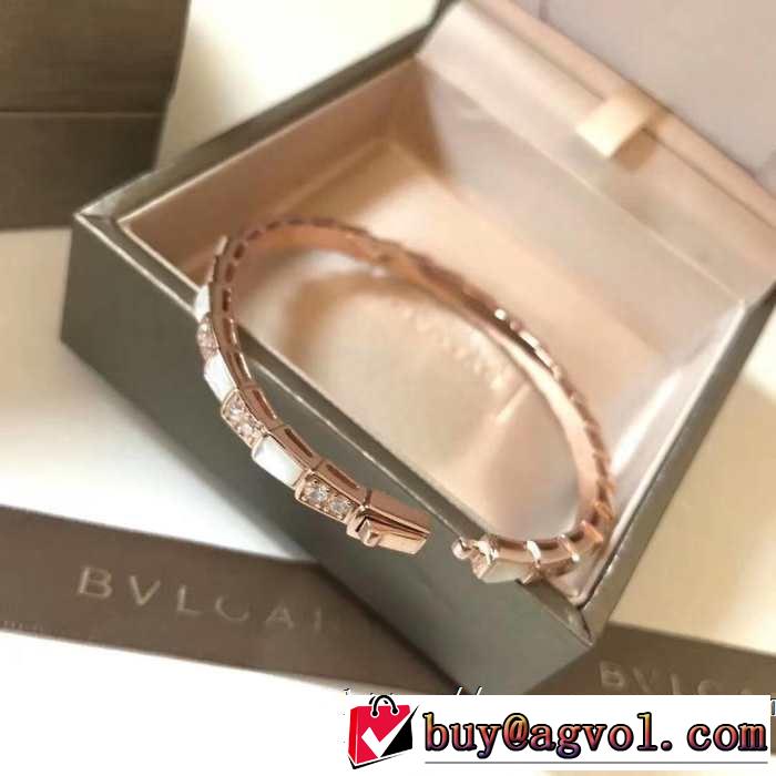 2019夏ファション新品  ブレスレット 大人っぽく見せ新作 ブルガリ BVLGARI 春夏のトレンドアイテム