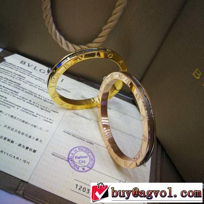 3色可選 春夏のトレンドアイテム ブルガリ大人カジュアル夏ファッション2019 BVLGARI ブレスレット 抜け感スゴイ