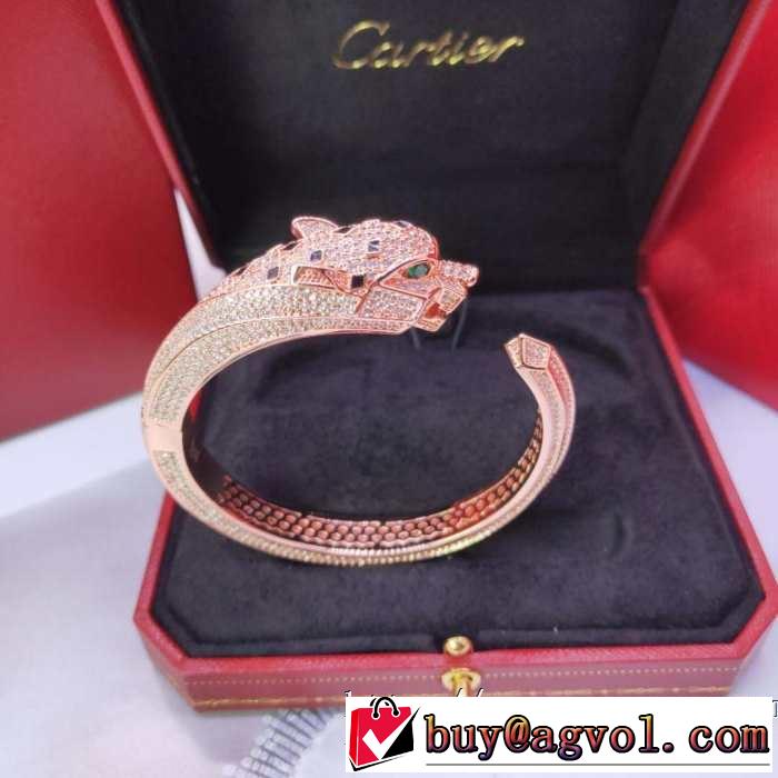 2019春夏も引き続き人気セール カルティエ CARTIER オシャレな印象に ブレスレット 2色可選 おしゃれ上級者に挑戦