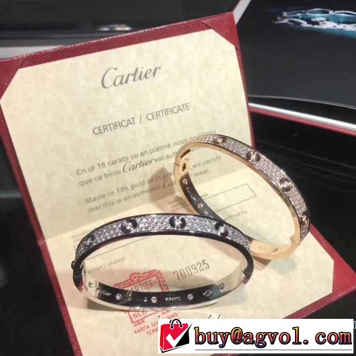 春夏らしい華やか カルティエ 2019即旬な装いに CARTIER ブレスレット 2色可選 きちんと感が抜群
