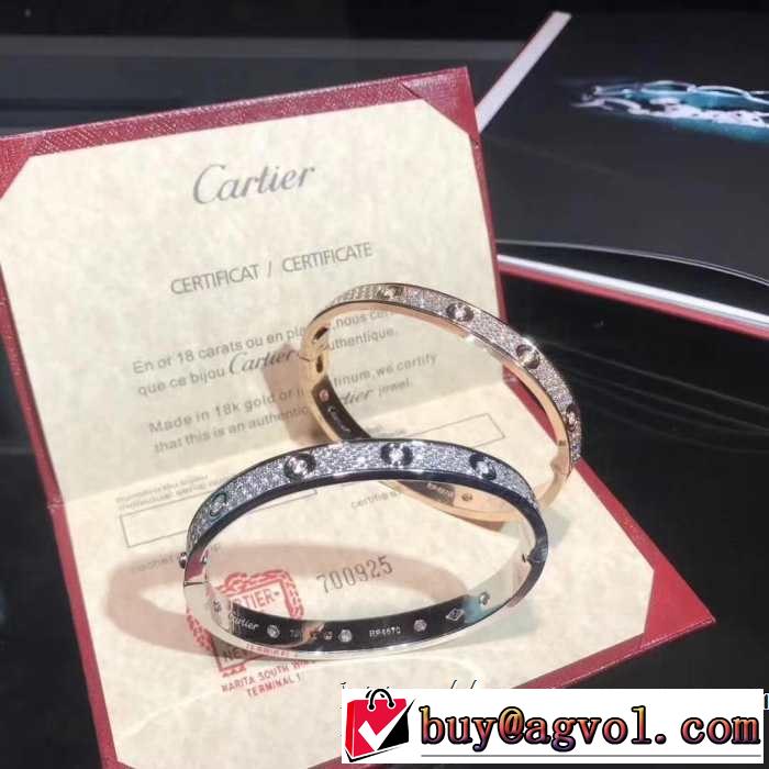 春夏らしい華やか カルティエ 2019即旬な装いに CARTIER ブレスレット 2色可選 きちんと感が抜群