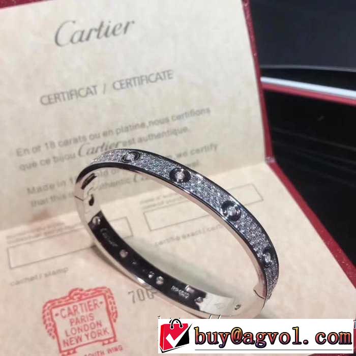 春夏らしい華やか カルティエ 2019即旬な装いに CARTIER ブレスレット 2色可選 きちんと感が抜群