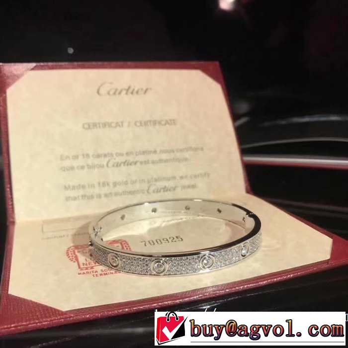春夏らしい華やか カルティエ 2019即旬な装いに CARTIER ブレスレット 2色可選 きちんと感が抜群