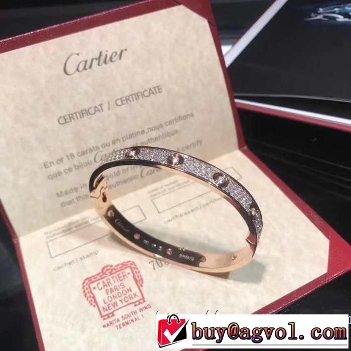 春夏らしい華やか カルティエ 2019即旬な装いに CARTIER ブレスレット 2色可選 きちんと感が抜群