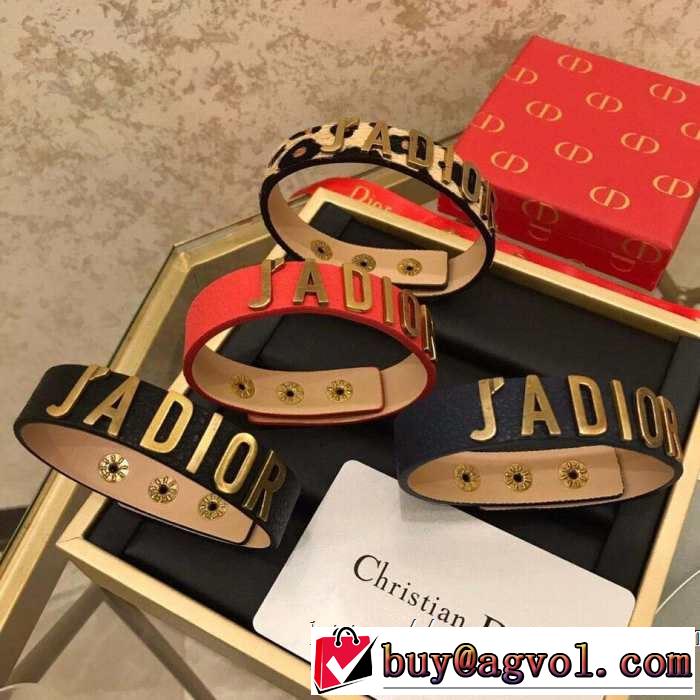 おしゃれデザインも大人気 ディオール DIOR ブレスレット2019夏色っぽさ  3色可選 夏の王道　適度な上品さ