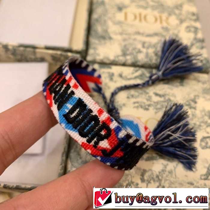2019年最新ファッション ディオール DIOR ブレスレット 大人っぽく見せ新作 多色可選 夏の大人カジュアルスタイル