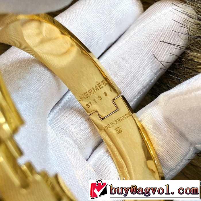 多色可選 素敵カジュアルの春夏コレクション ブレスレット 2019年の春夏に着たい エルメス HERMES 爽やかさ