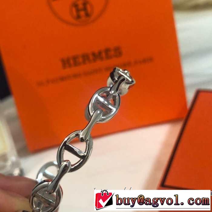 3色可選 きれいめ上品に ブレスレット 2019年の夏のマスト エルメス HERMES ぐっと鮮度がアップ