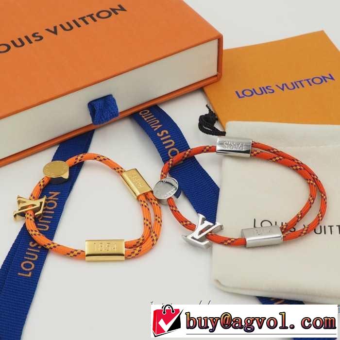 夏の大人カジュアルスタイル ルイ ヴィトン LOUIS VUITTON 2019年最新ファッション ブレスレット 多色可選 リッチな印象に
