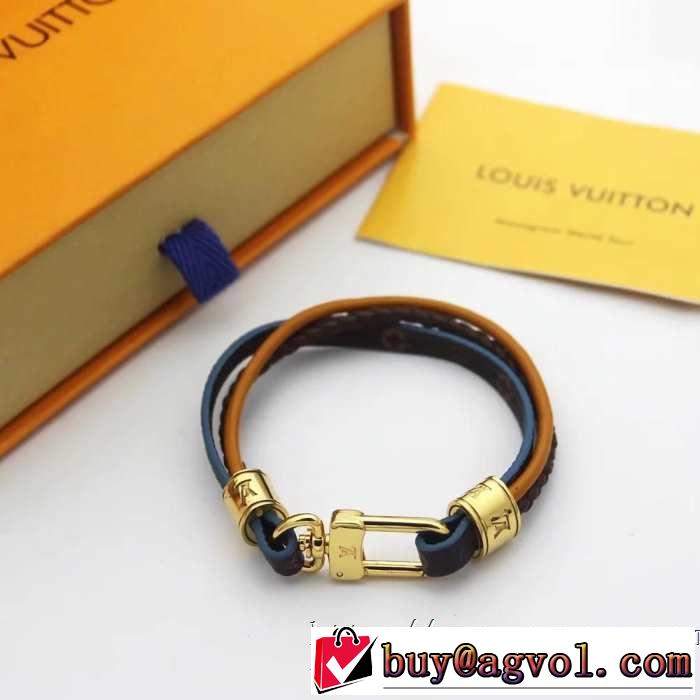ルイ ヴィトン春夏の流行り2019新品 LOUIS VUITTON キレイめ感が強い ブレスレット 2色可選 スタイルを綺麗に