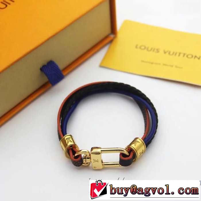 ルイ ヴィトン春夏の流行り2019新品 LOUIS VUITTON キレイめ感が強い ブレスレット 2色可選 スタイルを綺麗に