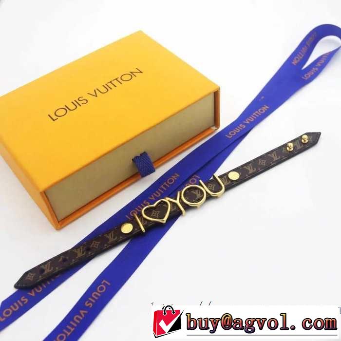 2019春夏は人気定番 ルイ ヴィトン LOUIS VUITTON 大人のカジュアルスタイル  ブレスレット 快適な着心地