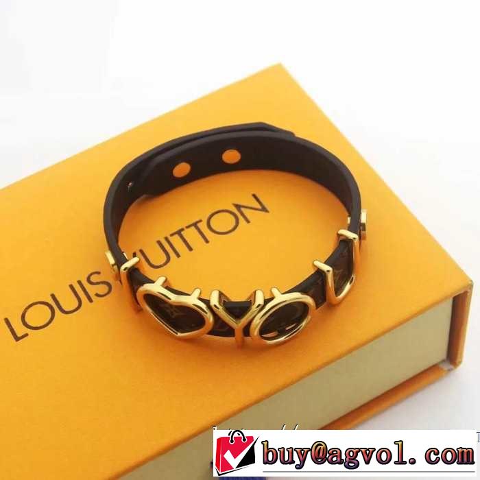 2019春夏は人気定番 ルイ ヴィトン LOUIS VUITTON 大人のカジュアルスタイル  ブレスレット 快適な着心地
