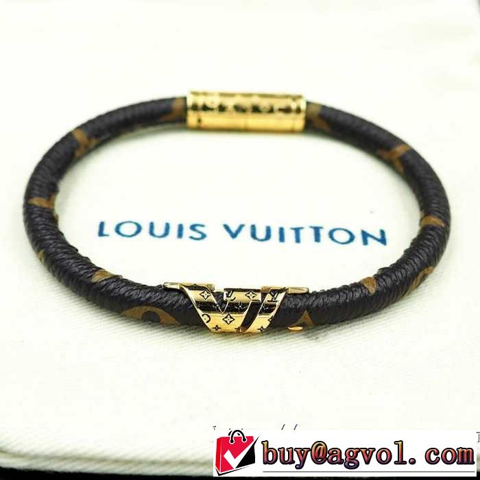 気持ちいい真夏日にぴったり ルイ ヴィトン  4色可選 LOUIS VUITTON おしゃれな夏ファッション2019 ブレスレット