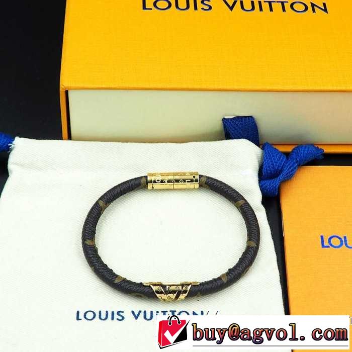 気持ちいい真夏日にぴったり ルイ ヴィトン  4色可選 LOUIS VUITTON おしゃれな夏ファッション2019 ブレスレット