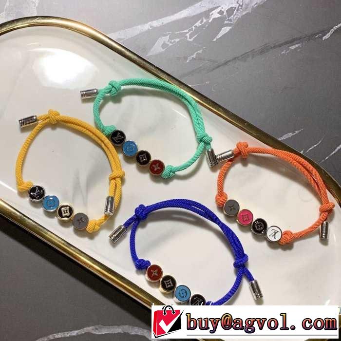 ルイ ヴィトン LOUIS VUITTON  春夏らしい華やか ブレスレット 4色可選 きちんと感が抜群 2019即旬な装いに 