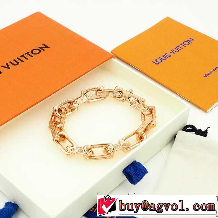 クールな印象を引き立て ルイ ヴィトン 2019年の夏のマスト LOUIS VUITTON  ブレスレット ぐっと鮮度がアップ 4色可選