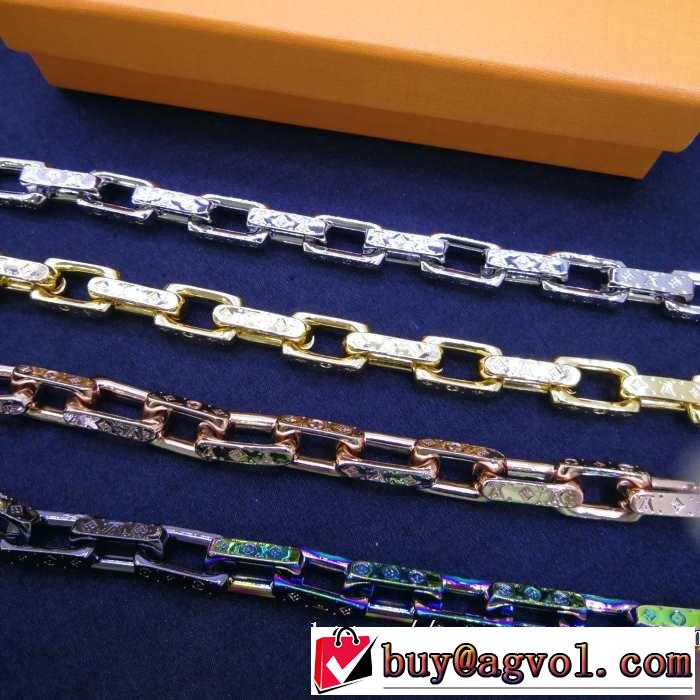 クールな印象を引き立て ルイ ヴィトン 2019年の夏のマスト LOUIS VUITTON  ブレスレット ぐっと鮮度がアップ 4色可選