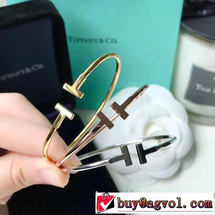 3色可選春夏のトレンドアイテム ティファニー Tiffany&Co  2019春夏の大注目トレンドブレスレット 夏らしい品格が漂う 