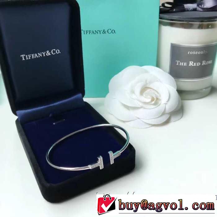 ブレスレット キレイめ感が強い ティファニー 春夏の流行り2019新品 Tiffany&Co 3色可選 甘過ぎず大人な印象に