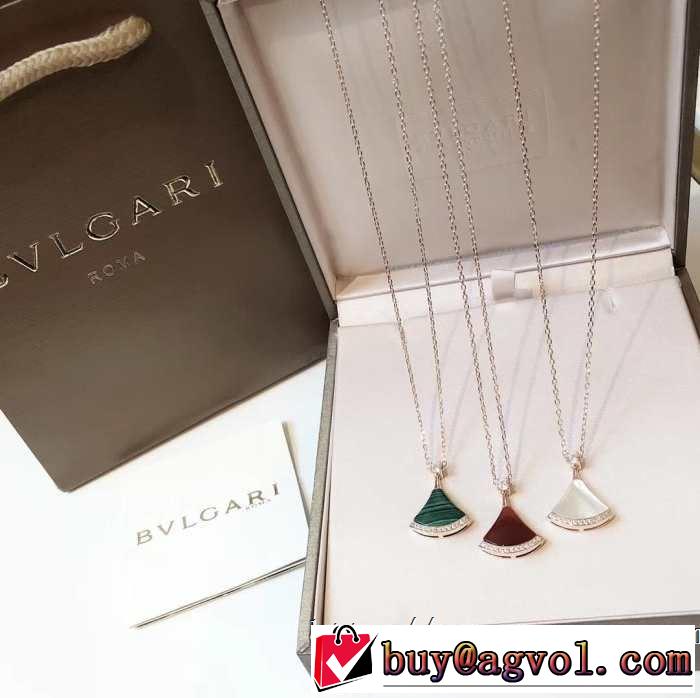 2019春夏も引き続きトレンド 今年の夏は着こなし ブルガリ BVLGARI ネックレス 3色可選