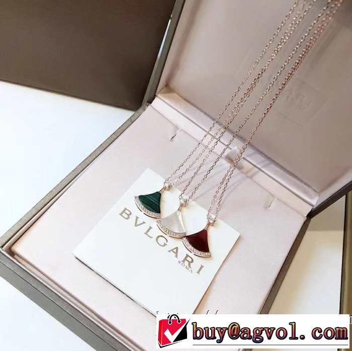 2019春夏も引き続きトレンド 今年の夏は着こなし ブルガリ BVLGARI ネックレス 3色可選