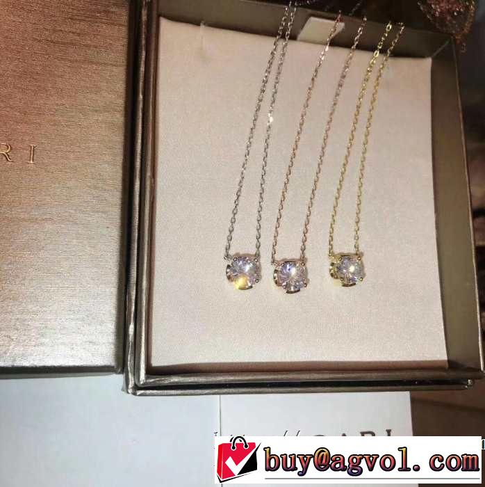 ネックレス 3色可選 2019春夏トレンドアイテム 大人っぽく着こなし ブルガリ BVLGARI