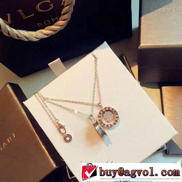 ブランドの話題の新作も！ ブルガリ BVLGARI ネックレス 2色可選 2019春夏は人気定番