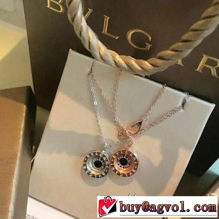 ブランドの話題の新作も！ ブルガリ BVLGARI ネックレス 2色可選 2019春夏は人気定番