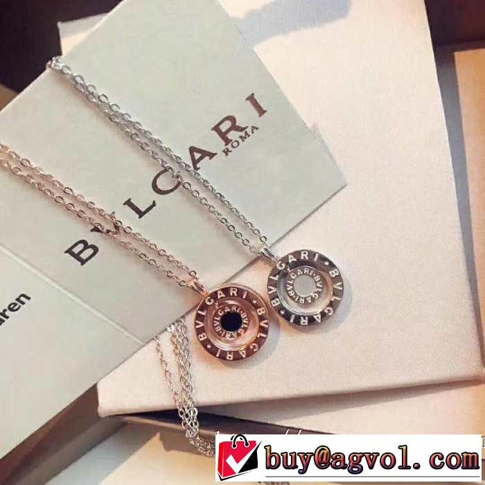 ブランドの話題の新作も！ ブルガリ BVLGARI ネックレス 2色可選 2019春夏は人気定番