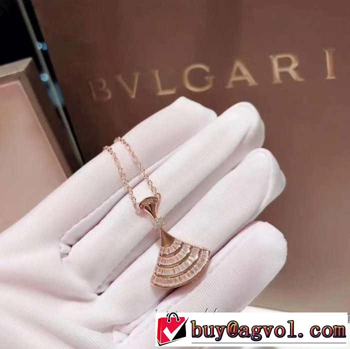 2019年春夏シーズンの人気 特に夏は人気アイテム ブルガリ BVLGARI ネックレス 2色可選