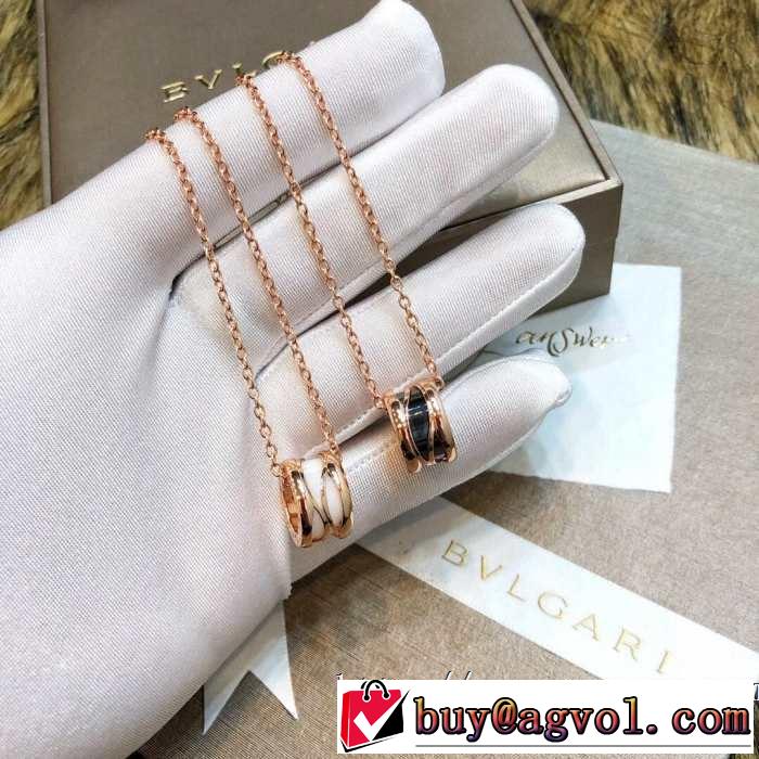 2色可選 ネックレス 最新のトレンドブランド人気的 春夏の流行り2019新品 ブルガリ BVLGARI