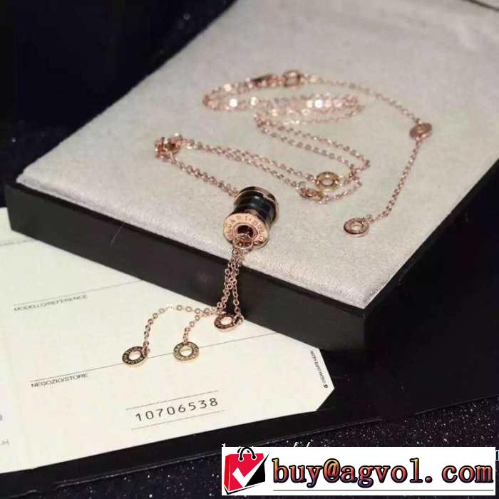 【2019春夏】最新コレクション 夏大人気のアイテム ブルガリ BVLGARI ネックレス 2色可選