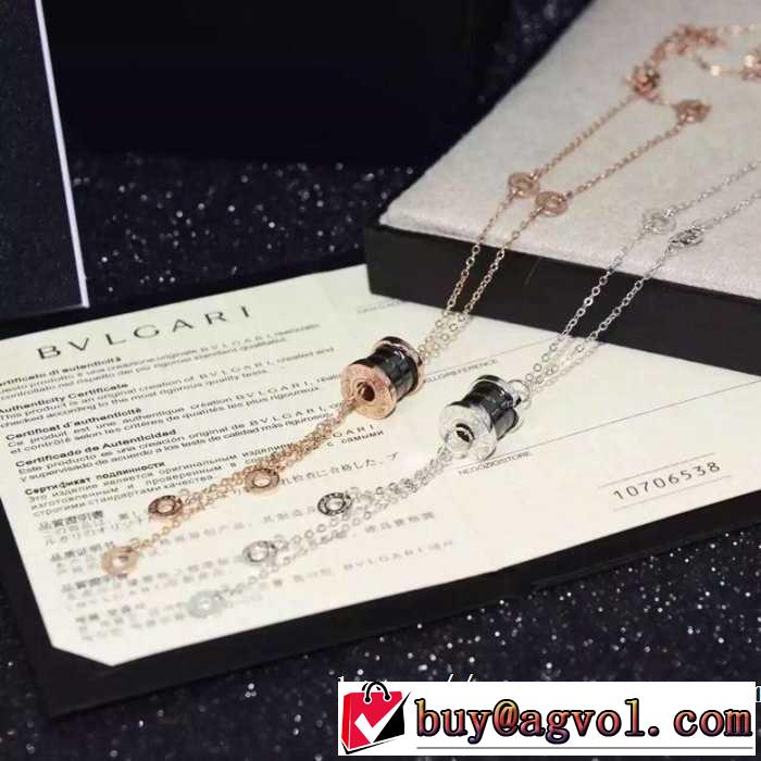 【2019春夏】最新コレクション 夏大人気のアイテム ブルガリ BVLGARI ネックレス 2色可選