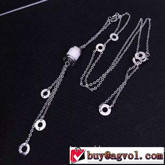 【2019春夏】最新コレクション 夏大人気のアイテム ブルガリ BVLGARI ネックレス 2色可選