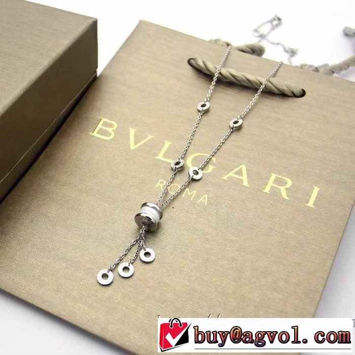 今シーズン人気のアイテム ブルガリ BVLGARI ネックレス 3色可選 2019春夏の大注目トレンド