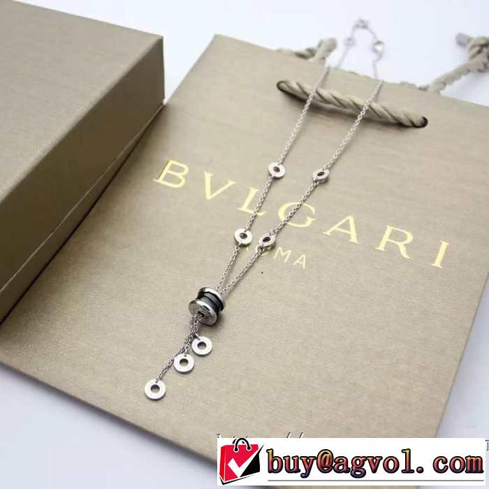 ネックレス 3色可選 2019春夏トレンドアイテム 今シーズン注目のデザイン ブルガリ BVLGARI