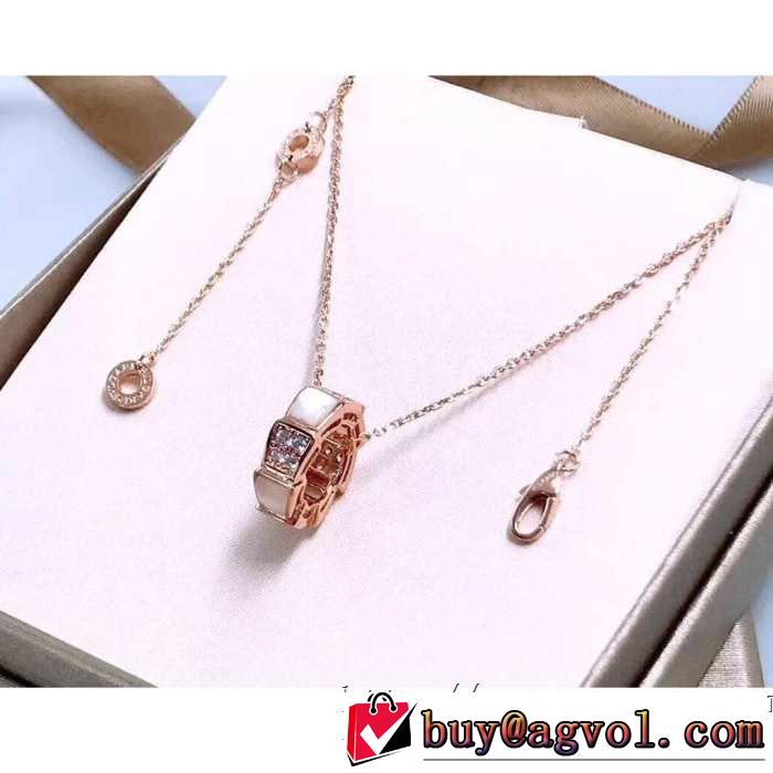 2019春夏人気トレンドアイテム ブルガリ BVLGARI ネックレス 3色可選 海外セレブは大人気