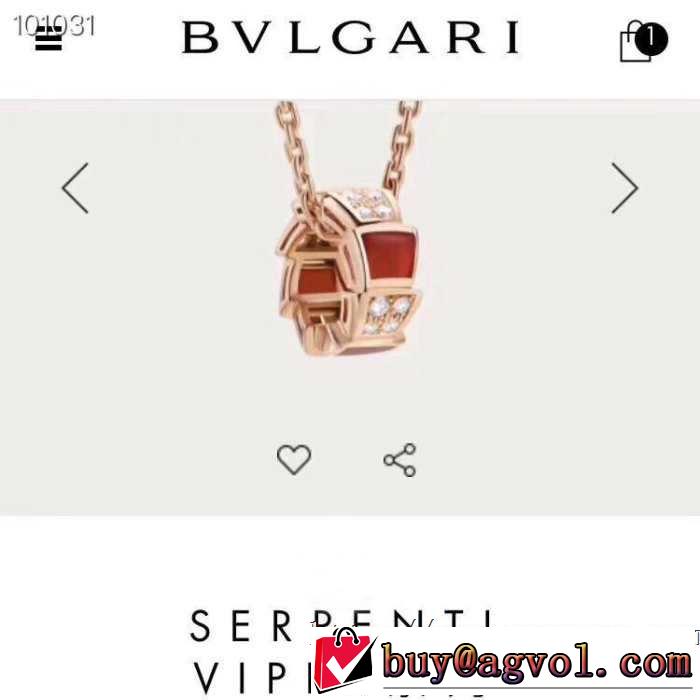 2019春夏人気トレンドアイテム ブルガリ BVLGARI ネックレス 3色可選 海外セレブは大人気